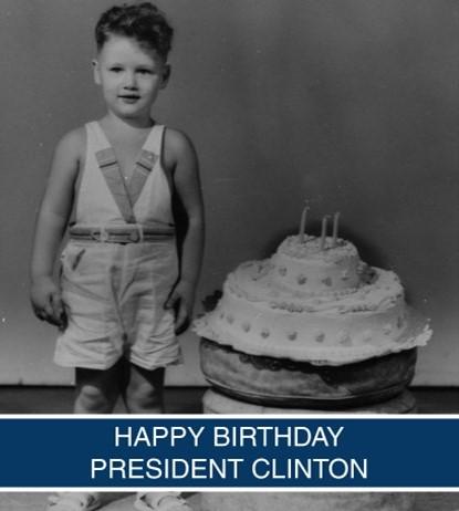 Young President Clinton's Birthday