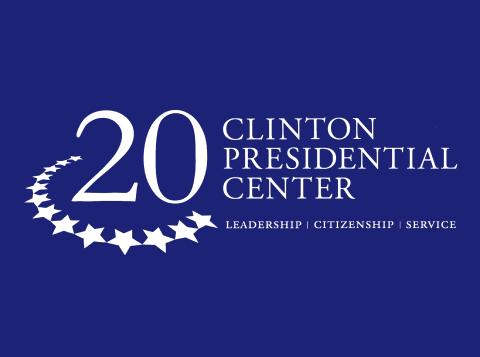 Clinton Presidential Center 20th Anniversary Logo